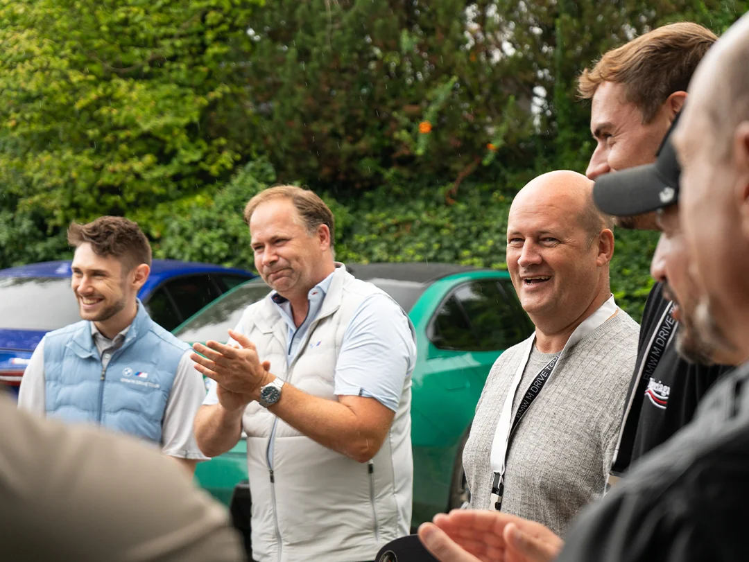 M Drive Tour 2025 von BMW M beim Menton Automobilcenter in Reutlingen mit BMW M2, BMW M3CS Touring, BMW M4, BMW M5 und BMW i5M60